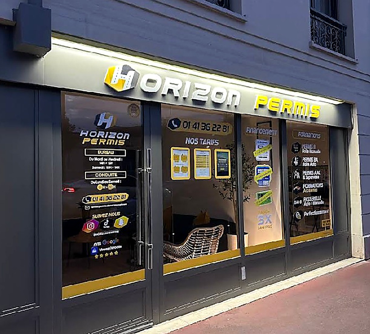 Façade Horizon Permis – 175 av. du Général de Gaulle, Clamart