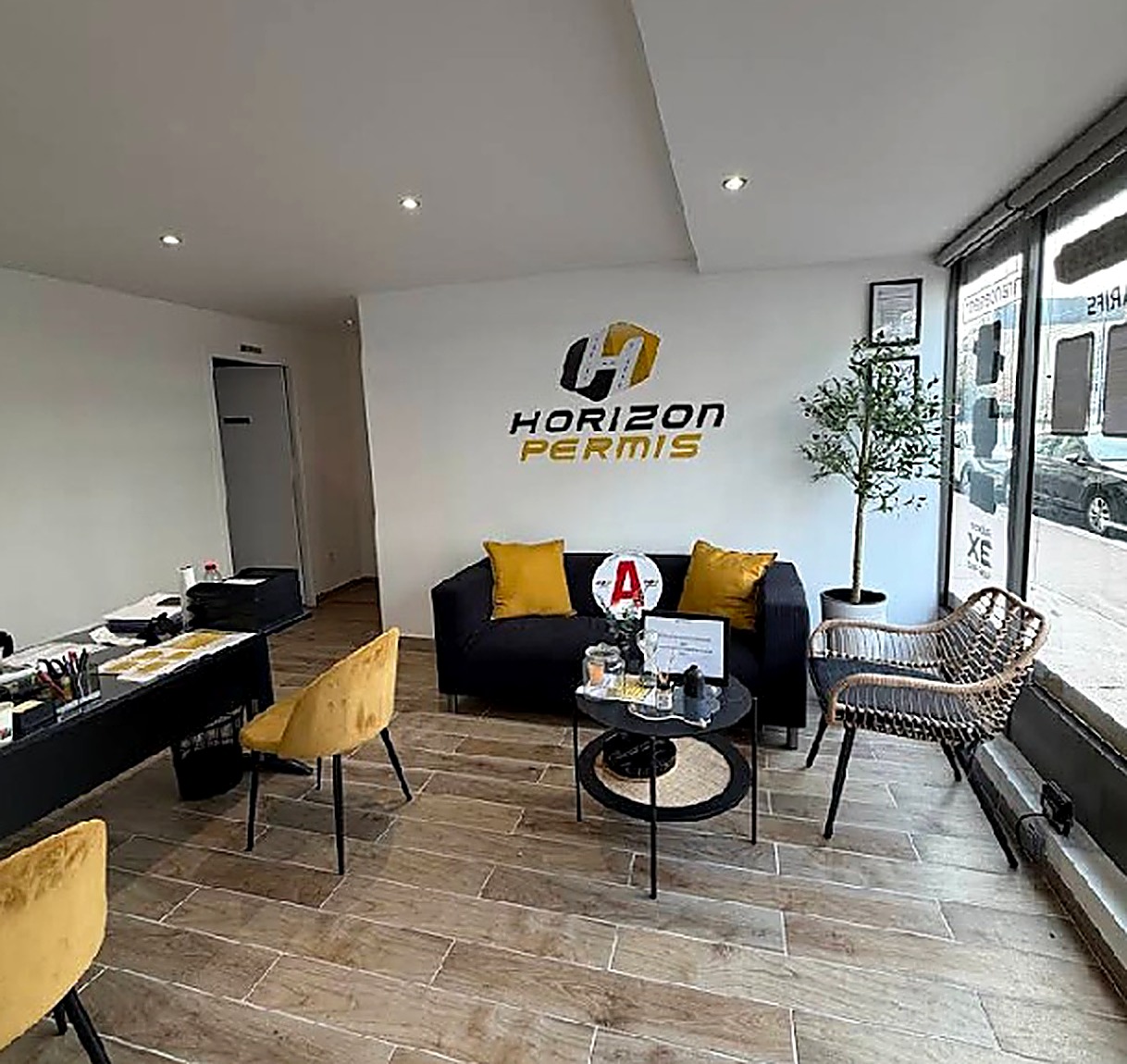 Intérieur Horizon Permis – Espace d'accueil